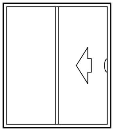 Vinyl patio sliding exterior doors