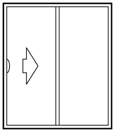 Vinyl patio sliding exterior doors