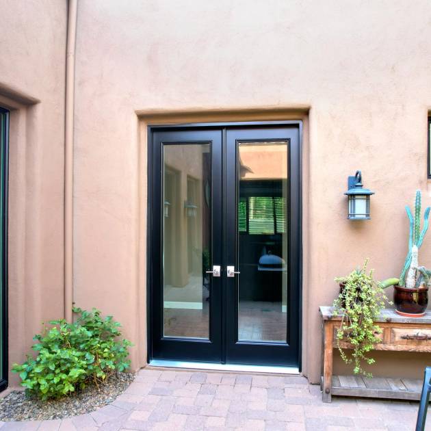 8-Foot-Legacy-460-Smooth-French-Door-Coal-Black