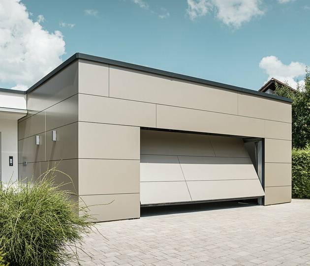 csm_Garage-halboffen-Fassade-PREFA-Aluminium-Verbundplatte-Bronze_6414e84643