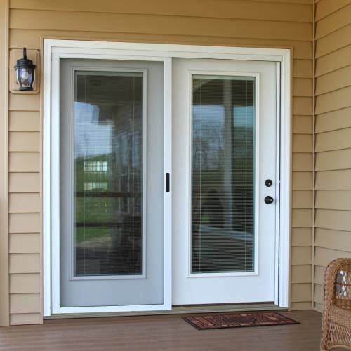 Swinging Patio with internal blinds- Legacy Steel